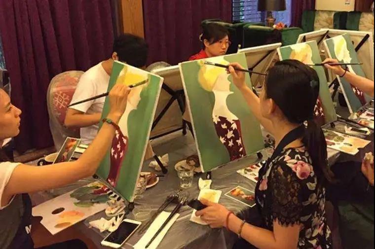 油画大师|零基础油画体验，赴一场艺术团建之约
